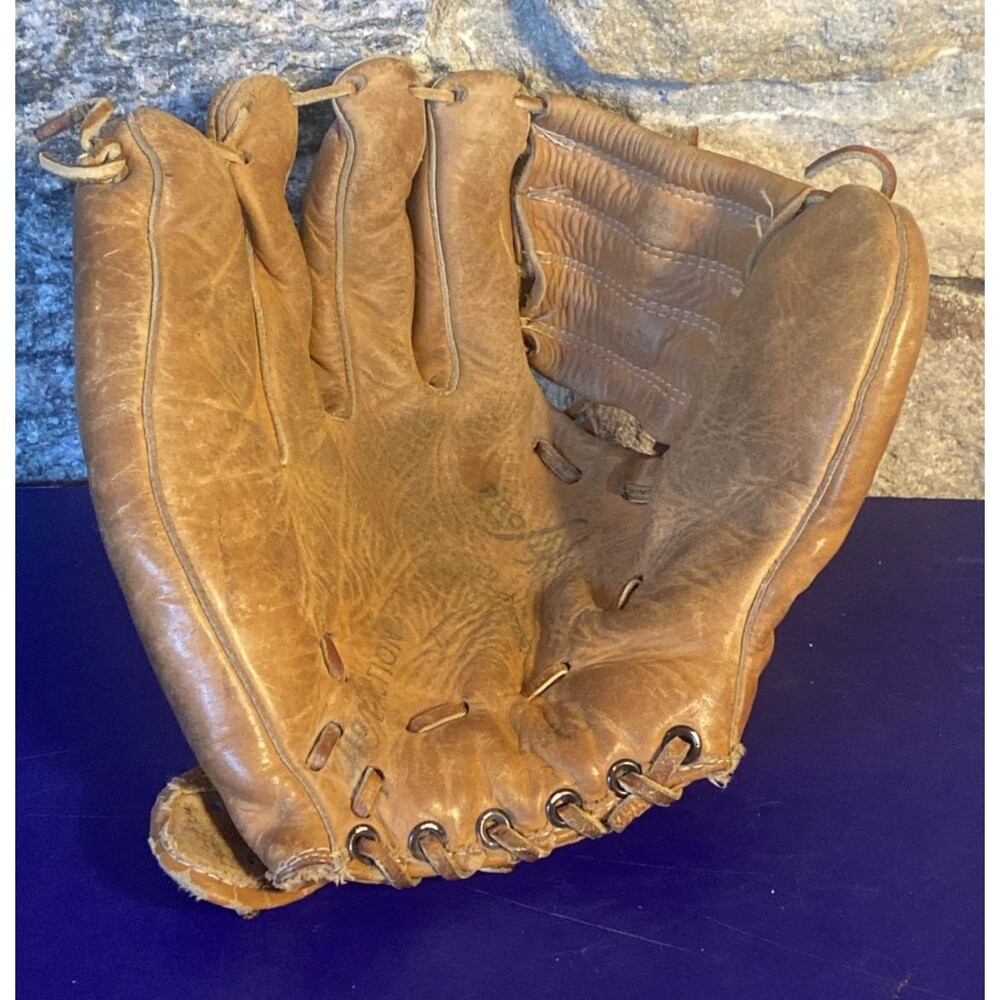 Sears Roebuck & Co Left Hand Throw Baseball Glove Hex-Action Made in USA